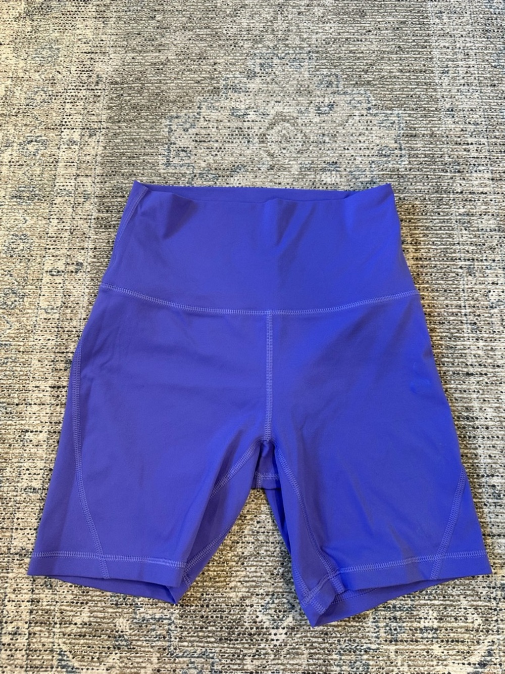 Ryderwear Women's High-Waist Purple Bike Shorts